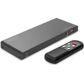 Digitus DIGITUS HDMI stikalo 4x1, UHD 8K 60Hz, HDMI 2.1, HDCP 2.3