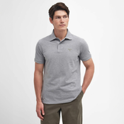 Klasična polo majica Barbour Lightweight Sports Polo Shirt — Grey Marl - XXL