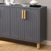 Hanah Home Konzola Rodney, 120x73,6x29,6 cm, Antracit