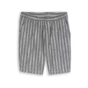 TOM TAILOR DENIM Hlače  kamen / bela