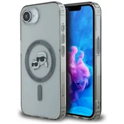 1 to 3 Karl Lagerfeld Etui Iml Kovinski Karl & Choupette Glave Za Magsafe Za Iphone
