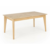 Stol Houston 1715 Hrast, 75x90x160cm, EstensioneNastavak za produživanje, Drvo, Prirodno drvo furnira, Drvo, Prirodno drvo furnira