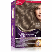 Wella Color Perfect barva za lase odtenek 7/18 Cool Pearl Med Blonde 1 kos