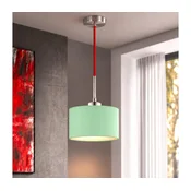 Eglo - LED luster na sajli TUNJA 1xE27/60W/230V precnik 20 cm zelena/crvena