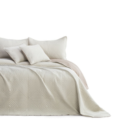 AmeliaHome Prehoz na posteljo Softa beige -cappucino, 220 x 240 cm