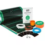 slomart Grelna folija set HD-G 80 W/m2, širina 50 cm - brez termostata - BX priključek - 8m2