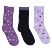 Lucky Kiddo nogavice 3 kosi LK-GS2-3p-223 020781 D večbarvno 34-37