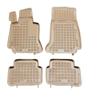 Rubber car mats Mercedes CLS (C257, beige)