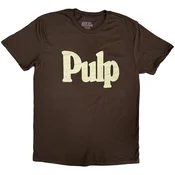 Pulp New Logo Brown M Majica