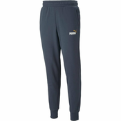 Puma Moške hlače HLAČE M ESS+ 2 Col Logo Pants Temno modra