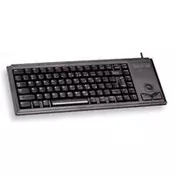 Tipkovnica CHERRY G84-4420, trackball, crna, USB