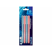 Astra 4 kosi - ASTRAPEN SATIN, kroglično pero 0,7 mm, modro, blister, 201022033