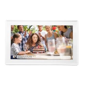 Denver Digitalni okvir 15,6 16 GB microSD WiFi zvočnik MPEG4 Frameo PFF-1515W - bel