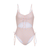 LSCN by LASCANA Enodelne kopalke indigo/meta/temno oranžna/rosé