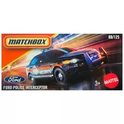 Matchbox: Policijski avto v škatlici iz kartona Ford Police Interceptor