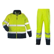 Signalizirajuce Hi-viz kišno odijelo HI-WAY žuto/plavo