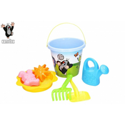 Komplet za pesek Krtek velik 3,5 L modra