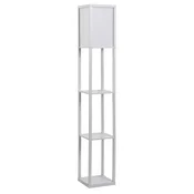 Homestar Stojalka z 3 policami 26x26x160 cm bela