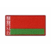 shumee Našitek Zastava Belorusije - Magnetna podlaga - Vezen našitek/Značka/Gemblem