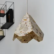 OSRAM viseča svetilka Decor Gleam Flower, teraco, bež, E27 - Dnevna soba/jedilnica - Marmor