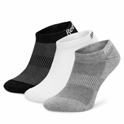 Set 3 parov unisex nizkih nogavic Reebok R0356-SS24 (3-pack) Pisana