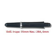 Trupi za pikado puščice Najlon - short 35mm z obročkom črni