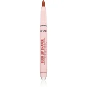 Revolution Blur Lip Shaper črtalo za ustnice z aplikatorjem odtenek Toffee Glaze 0.6 g
