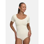 cfab Oblikovanje postave T-Shirt Bodysuit Sculpting Shapewear mit String pesek