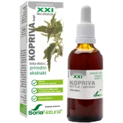 Kopriva brezalkoholne kapljice XXI Soria Natural, 50ml