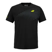 Moška majica Babolat Aero Cotton Tee Black/Black L