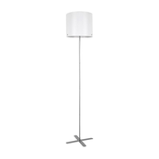 Rabalux 74012 - Podna lampa IZANDER 1xE27/40W/230V bijela/srebrna