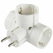 home Strujni razdjeljnik, 3 x schuko uticnice, T oblik - TPF-36