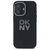 1 to 3 OVITEK IZ TEKOČEGA SILIKONA DKNY HARDCASE ZA IPHONE 16 6.1 Z VISOKIM LOGO