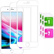 shumee 2x kaljeno steklo za Apple iPhone 8/7 celozaslonski 5D steklo