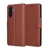 Etui Techsuit Leather Folio za Samsung Galaxy A17 4G/A17 5G - rjav