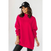 Ivon Ženska majica s kapuco brez kapuce Simple roza XS/S