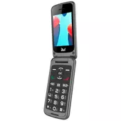 MEANIT mobilni telefon Senior Flip XL, Black