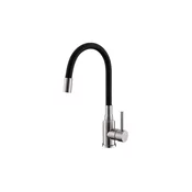 ALVEUS 1144432 - Pipa za umivalnik z fleksibilna arm MINTAS 34 cm krom/črna