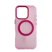 Silikonska futrola Magsafe FLURO COLOR Samsung A17 ROZE