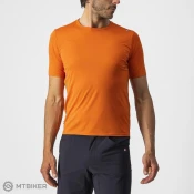 Majica Castelli TECH 2 TEE, oranžno rjava (M)