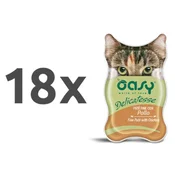 Oasy Delicatesse Adult piščanec, paté v posodici - 85 g 18 x 85 g