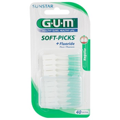G.U.M Soft-Picks +Fluoride zubne cackalice regular 40 kom