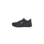SKECHERS Nizke superge BOBS B FLEX - GLACIAL EDGE črna