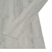 vidaXL Samolepilna talna deska Narava 32 pcs Svetlo siva 4,46 m2 PVC