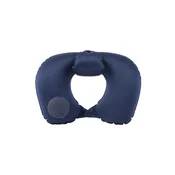 INF Napihljiv U-vzglavnik s TPU zračnico in prevleko iz mlečne svile NavyBlue, (5000286756)