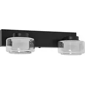Osram - LED kopalniška stenska svetilka ORBIS FLAME 2xLED/5,5W/230V IP44 črna