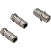 BKL Electronic BKL Electronic 0403535 set F- konektorja vodotesen Priključki: F-vtič\, F-vtičnica\, F-vtičnica\, F-vtič Premer kabla: 7 mm 1 set, (20432121)