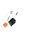Lopata za sneg Smart 48 Ergo Alu modra 65626