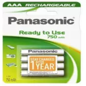 PANASONIC baterije HHR 4MVE 4BC, 750mAh, punj. Ready to use