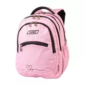 Target - Šolski nahrbtnik 2v1 Target Curved Pink Heart